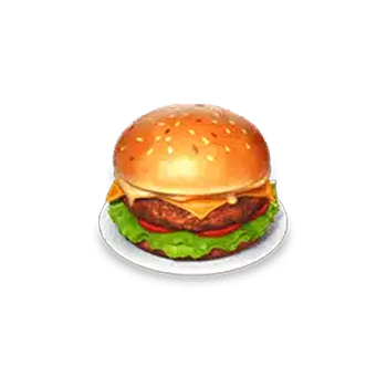 สัญลักษณ์รูป Hamburger