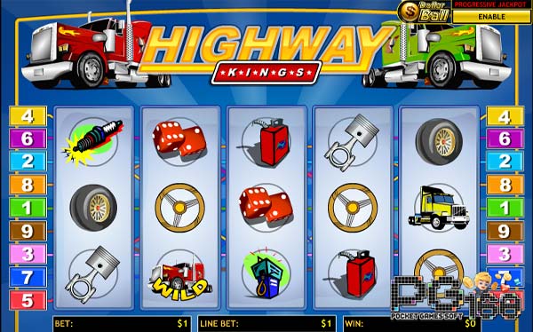 รูปแบบของเกม Highway Kings ราชาทางหลวง