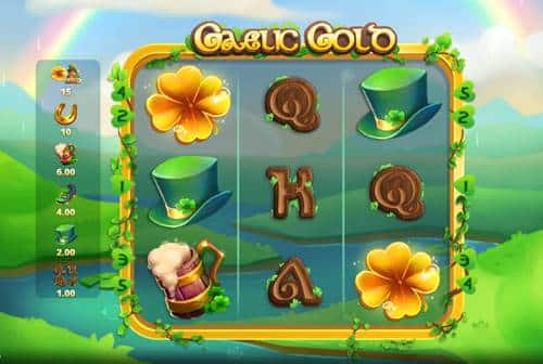 รูปแบบเกมและสัญลักษณ์เกมสล็อต เกลิคโกลด์ Gaelic Gold
