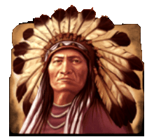 สัญลักษณ์ หัวหน้าเผ่า เกม Little Bighorn