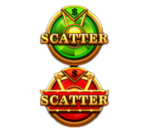 สัญลักษณ์ Scatter เกม Money Coming