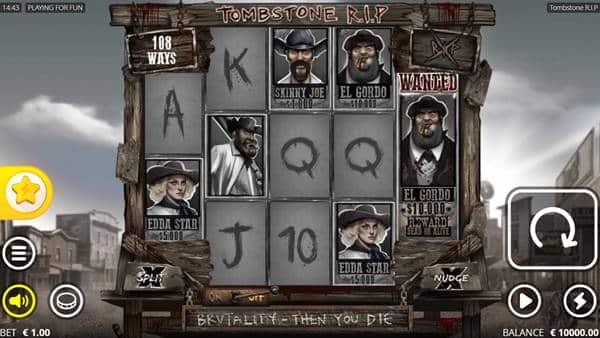 รูปแบบและสัญลักษณ์ เกมสล็อต Tombstone Rip